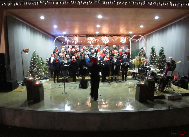 7 December 2012  Koor Ap-Art zingt kerst liederen