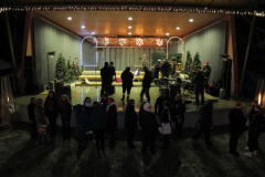 7 December 2012 Koor Ap-Art uit Millingen komt aan op de Weinachtsmarkt