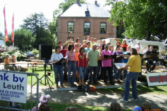 Optreden bij historisch vervoer 01-07-2007