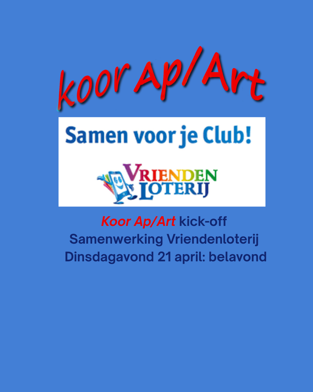 Vriendenloterij PR foto